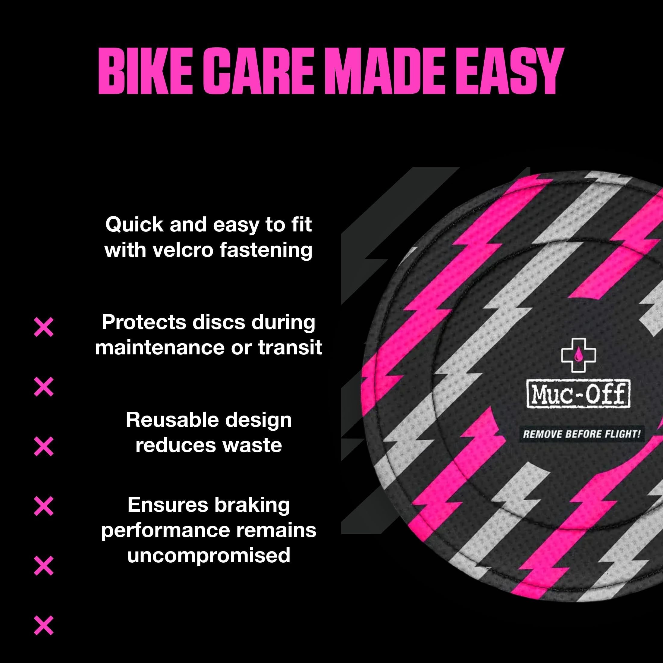 Muc-Off Velcro fastening detail showing secure fit and quick installation advantage