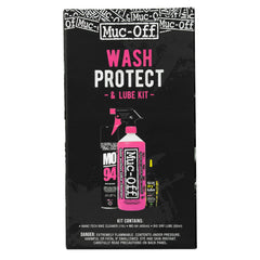 Muc-Off kit front packaging showing all included products and clear kit overview