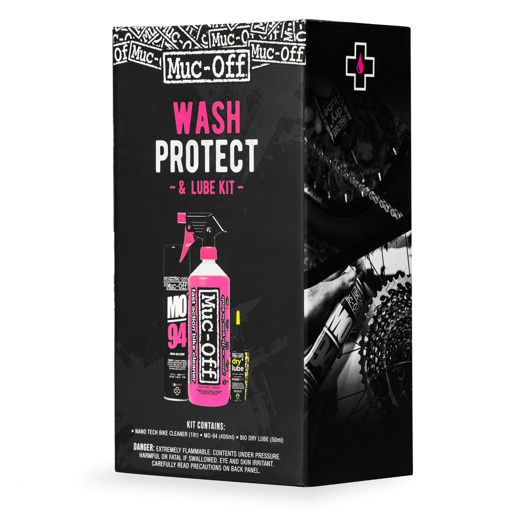 Muc-Off Nano Tech cleaner bottle close-up showing label and powerful cleaning action