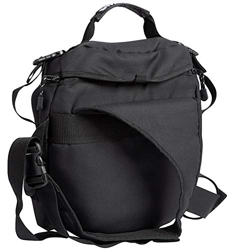 MUELLER interior view showing five sleeves and pockets for organized supplies