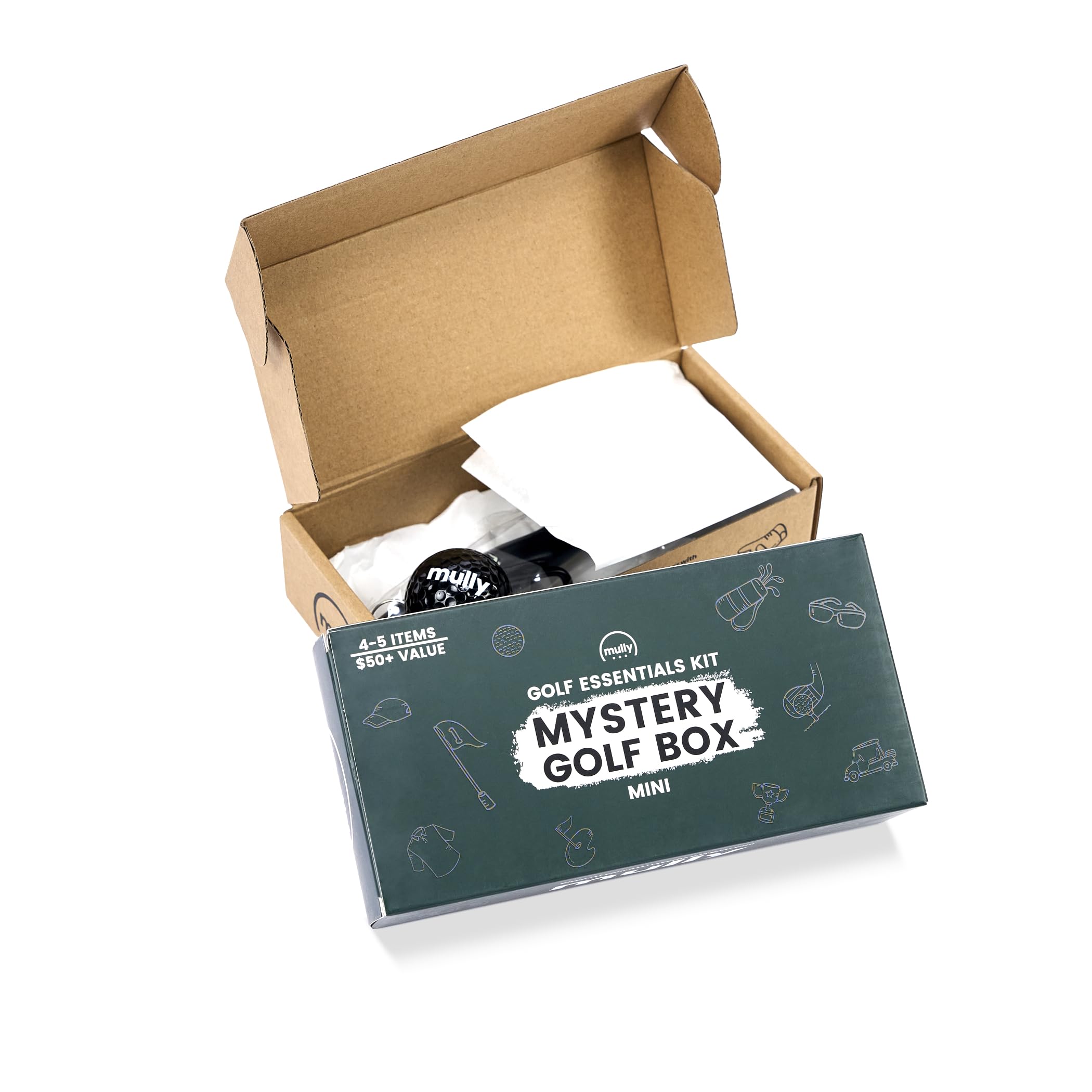 Mully Mullybox Mini front packaging showing contents and gift card benefit