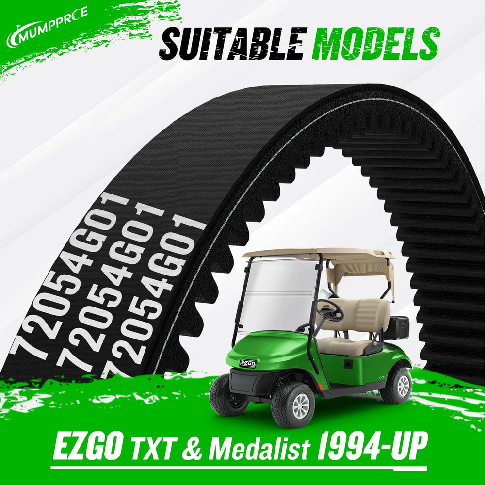 MUMPPRCE drive belt close-up highlighting durable synthetic rubber grip