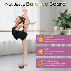 MUNNAR flyer using stand solo to build core strength and controlled balance