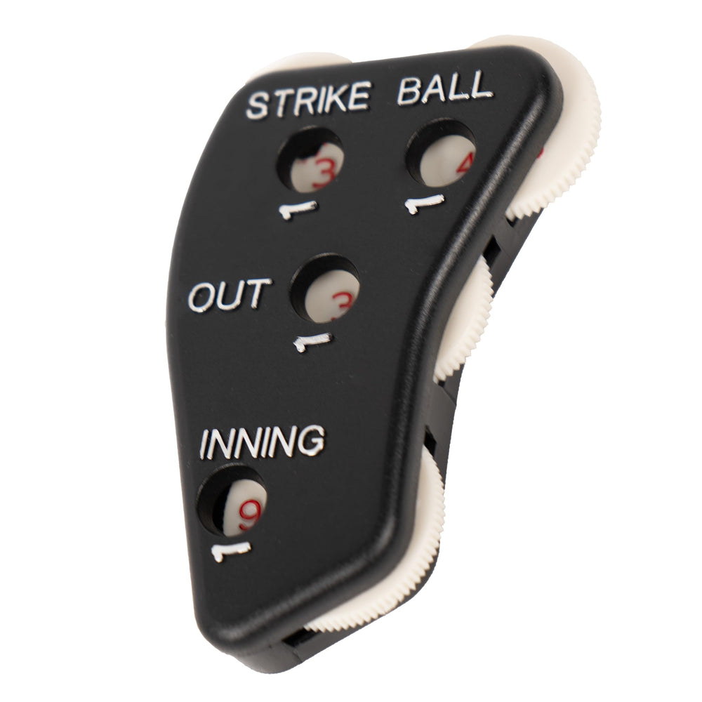 Murray Sporting Goods umpire in action on diamond illustrating professional appearance