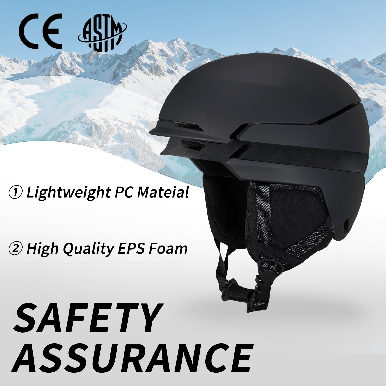 MXJ Gear helmet side profile with goggles for integrated eye protection