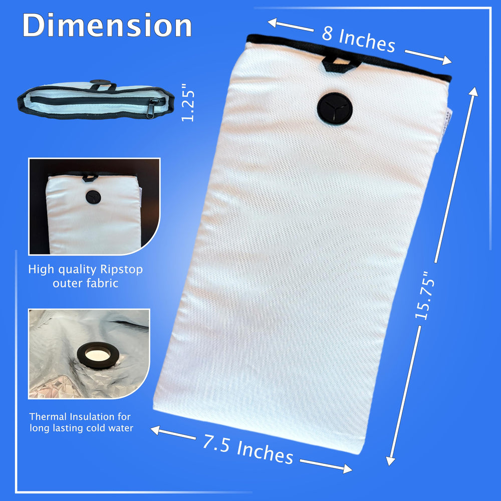 MyBand sleeve attached to a backpack loops and straps, enables easy pack mounting
