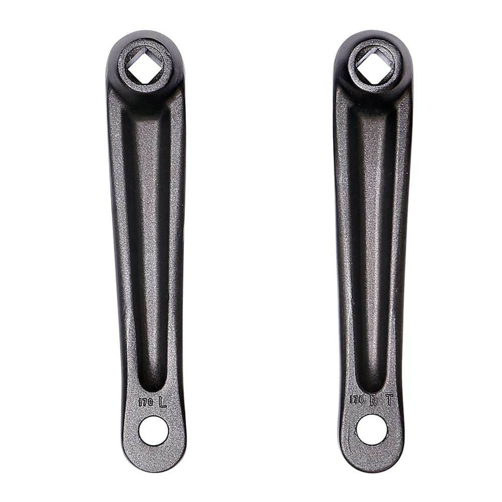 Myccymt crank arm front view showing sleek polished finish and durability