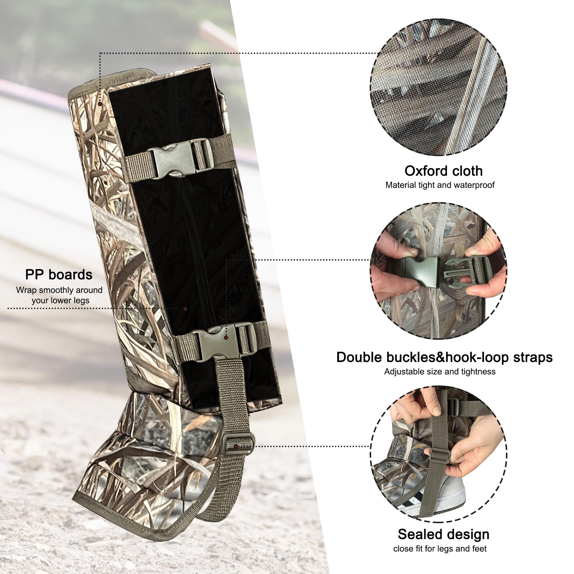 MYDAYS OUTDOOR bottom strap attached to shoe demonstrating stable anchoring