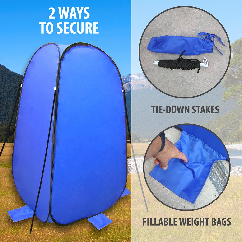 MYDEAL PRODUCTS shelter folded flat in carrying bag for compact transport