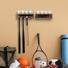MyGift side profile showing shelf depth for secure bat and ball support