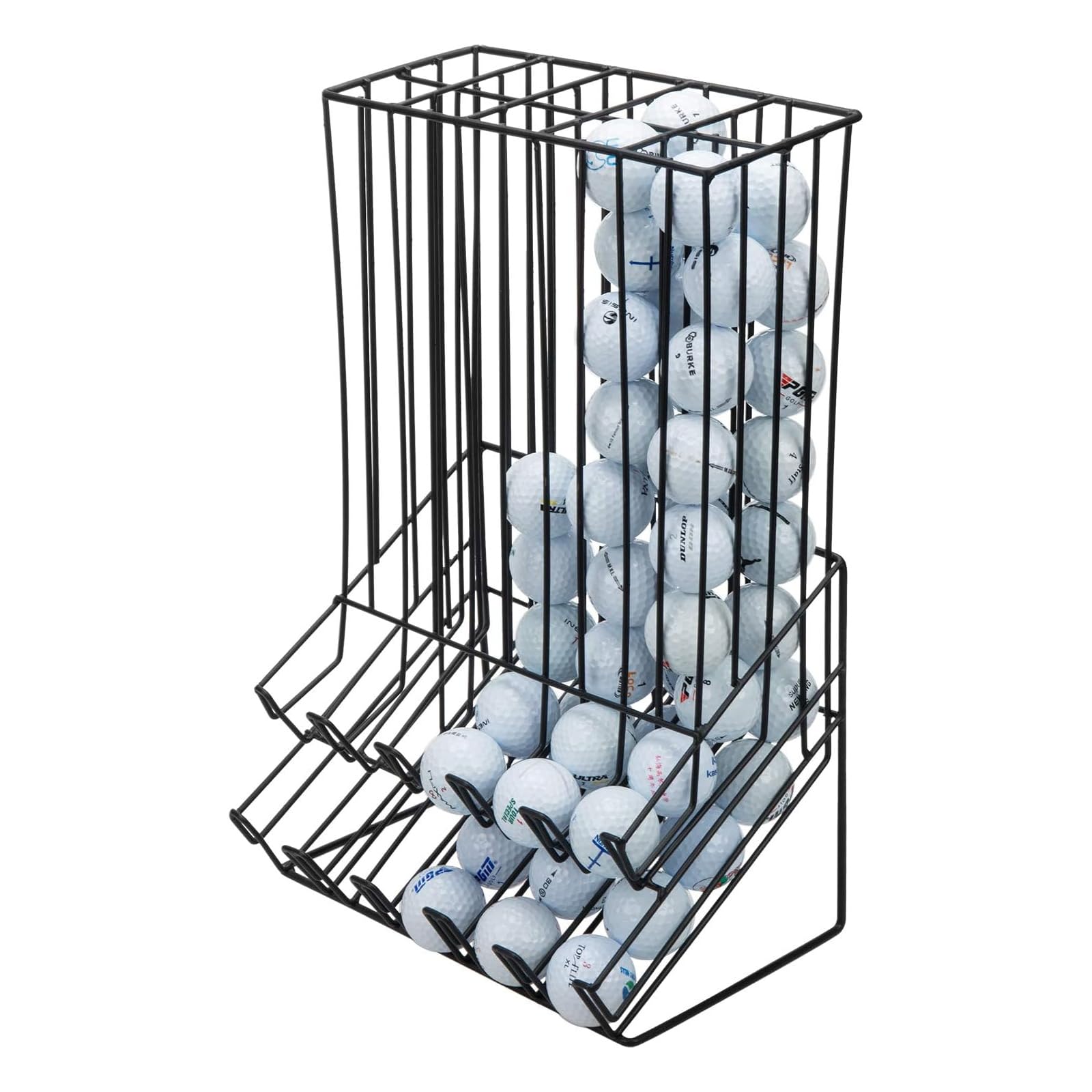 MyGift metal dispenser front view showing organized storage and professional look