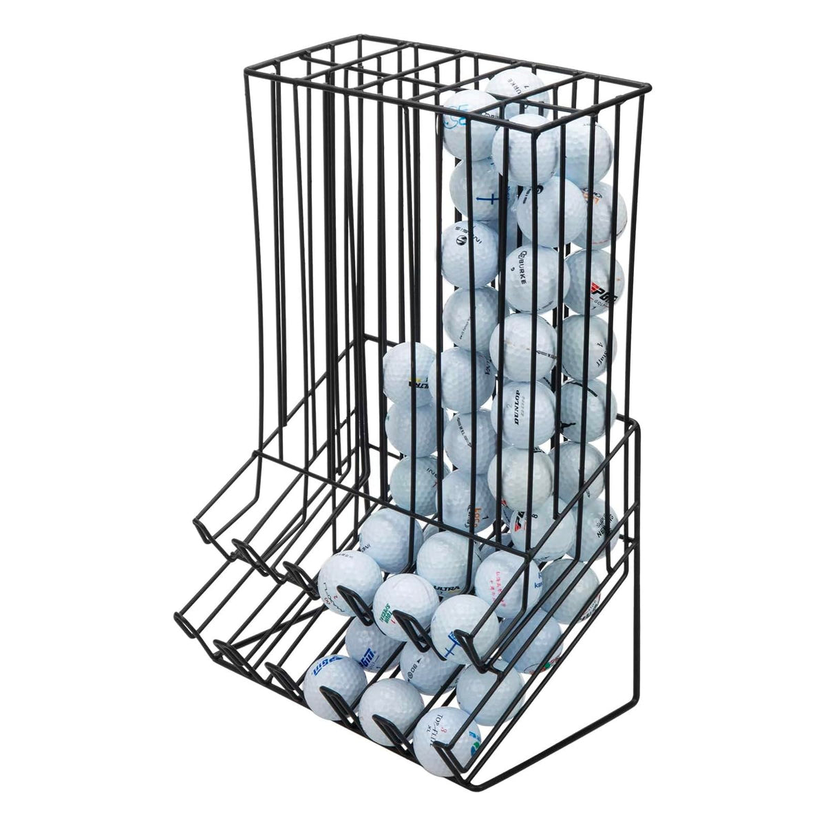 MyGift metal dispenser front view showing organized storage and professional look