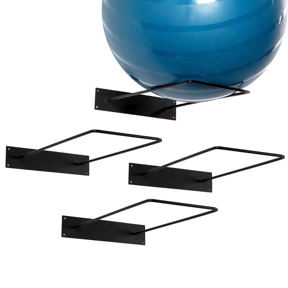 MyGift rack next to basketball for scale demonstrating holder size and compatibility benefit
