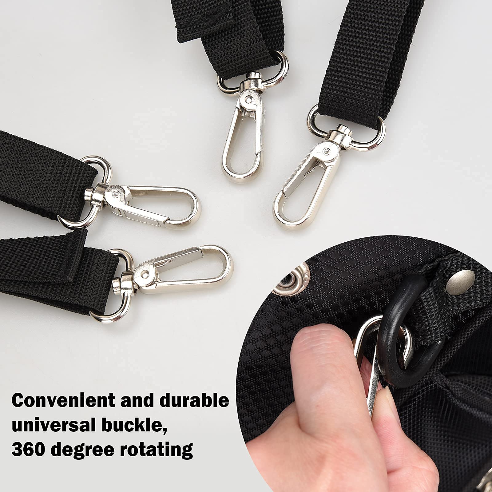 mytag adjustable buckle detail showing easy length changes for comfort
