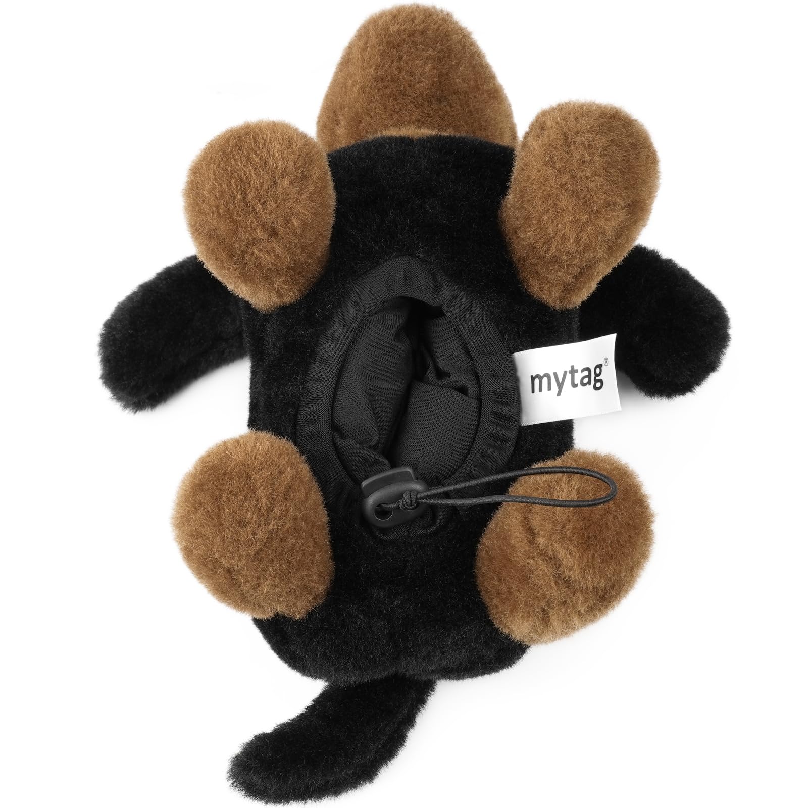 mytag dachshund plush texture close-up showing cushioning comfort