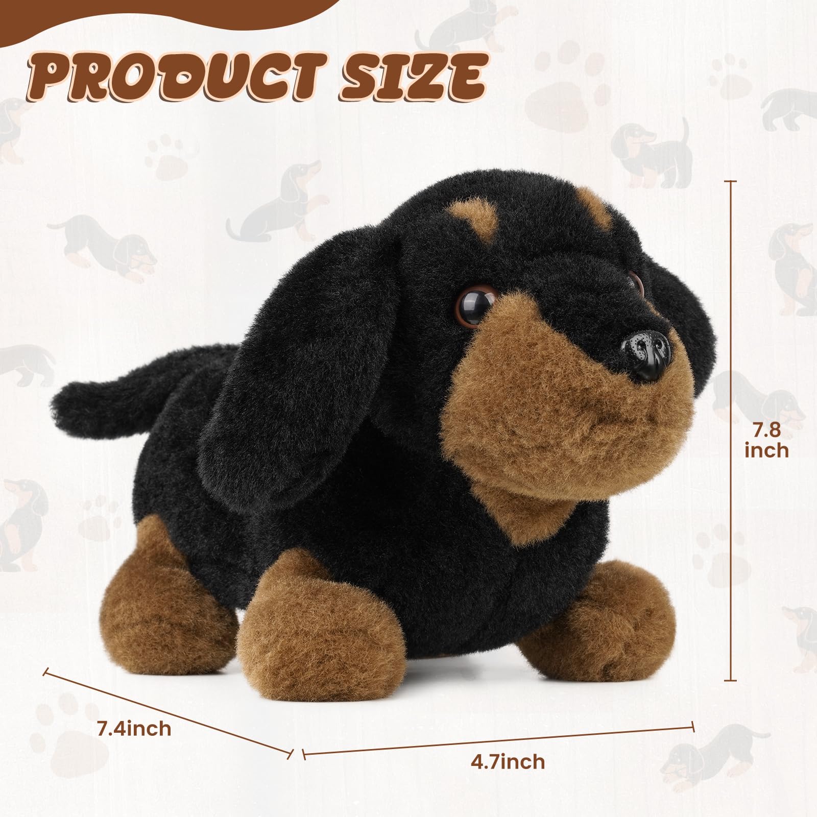 mytag dachshund embroidery detail showing quality stitching durability