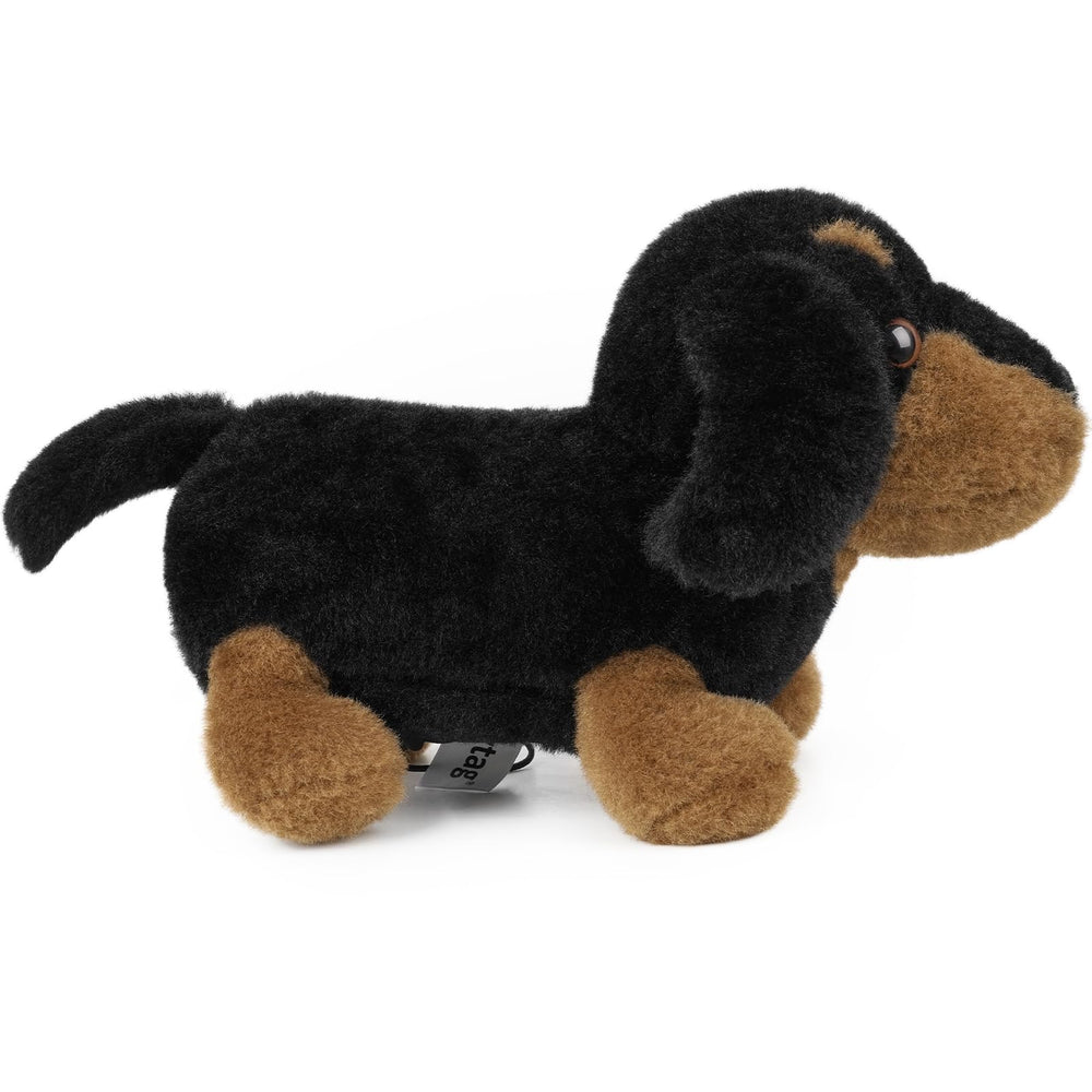 mytag dachshund side profile highlighting shape and secure fit benefit