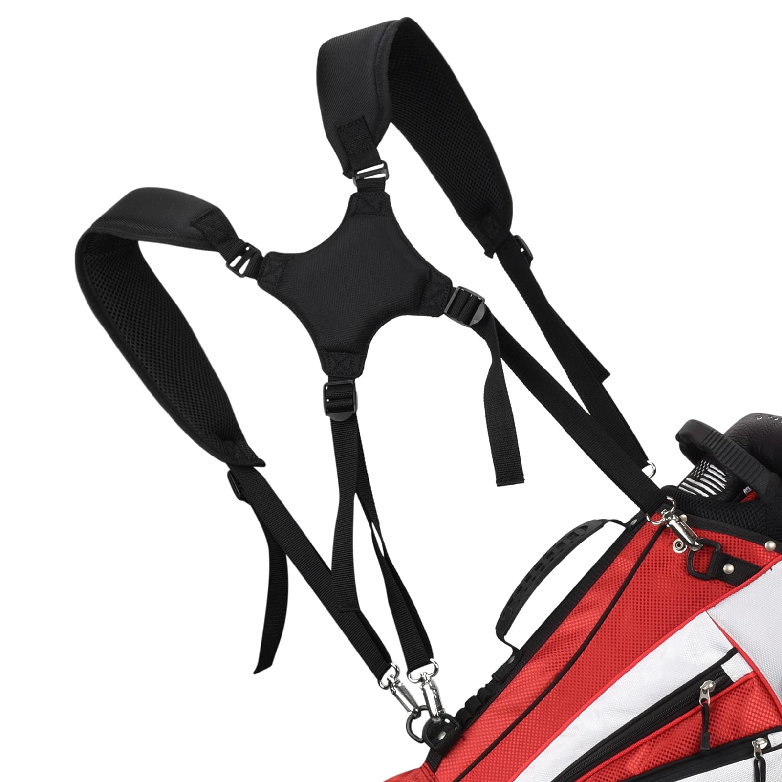 mytag front view of cross straps showing full replacement kit and neat fit