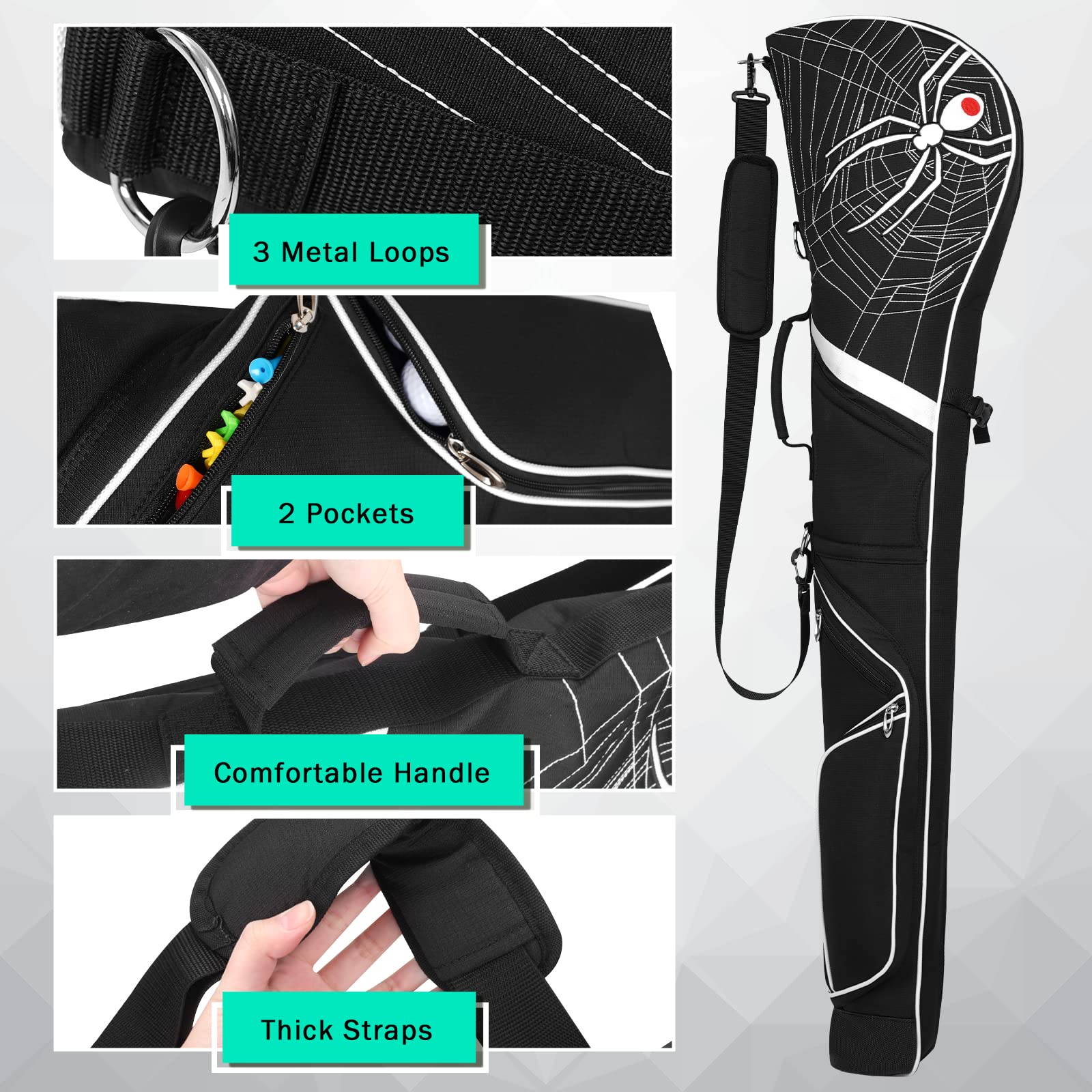 mytag adjustable shoulder strap and side handle for comfortable carry benefit