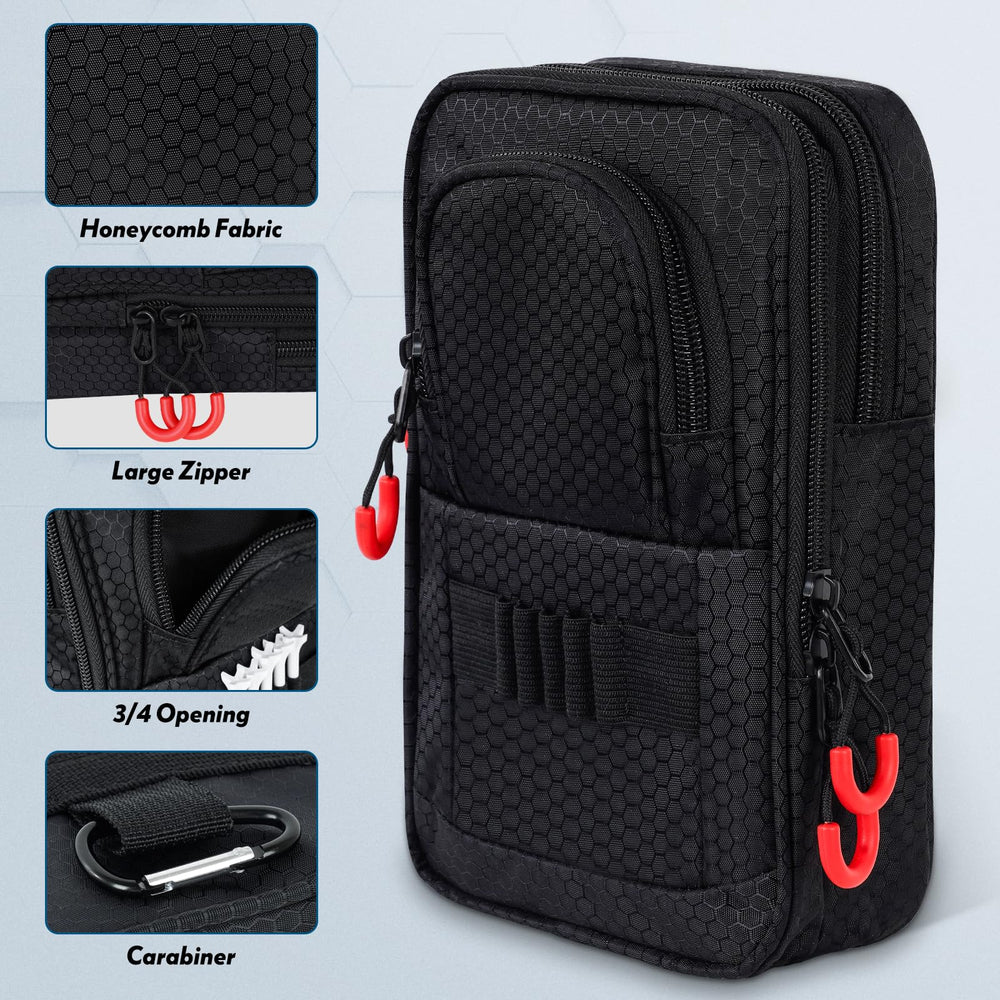 mytag large ring double zipper and pull showing smooth operation benefit