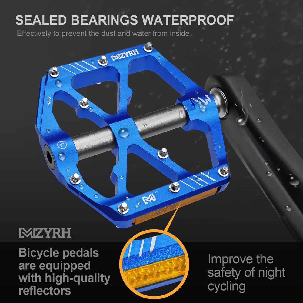 MZYRH pedal mounted on bike showing compatibility and reliable performance benefit