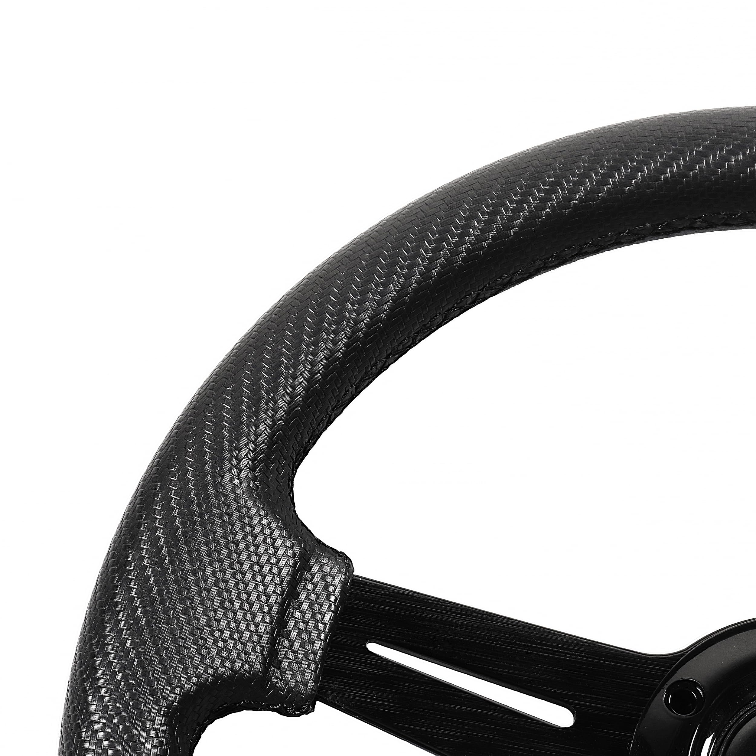 N2MU side profile showing 13-inch diameter and aluminum core for durable steering performance
