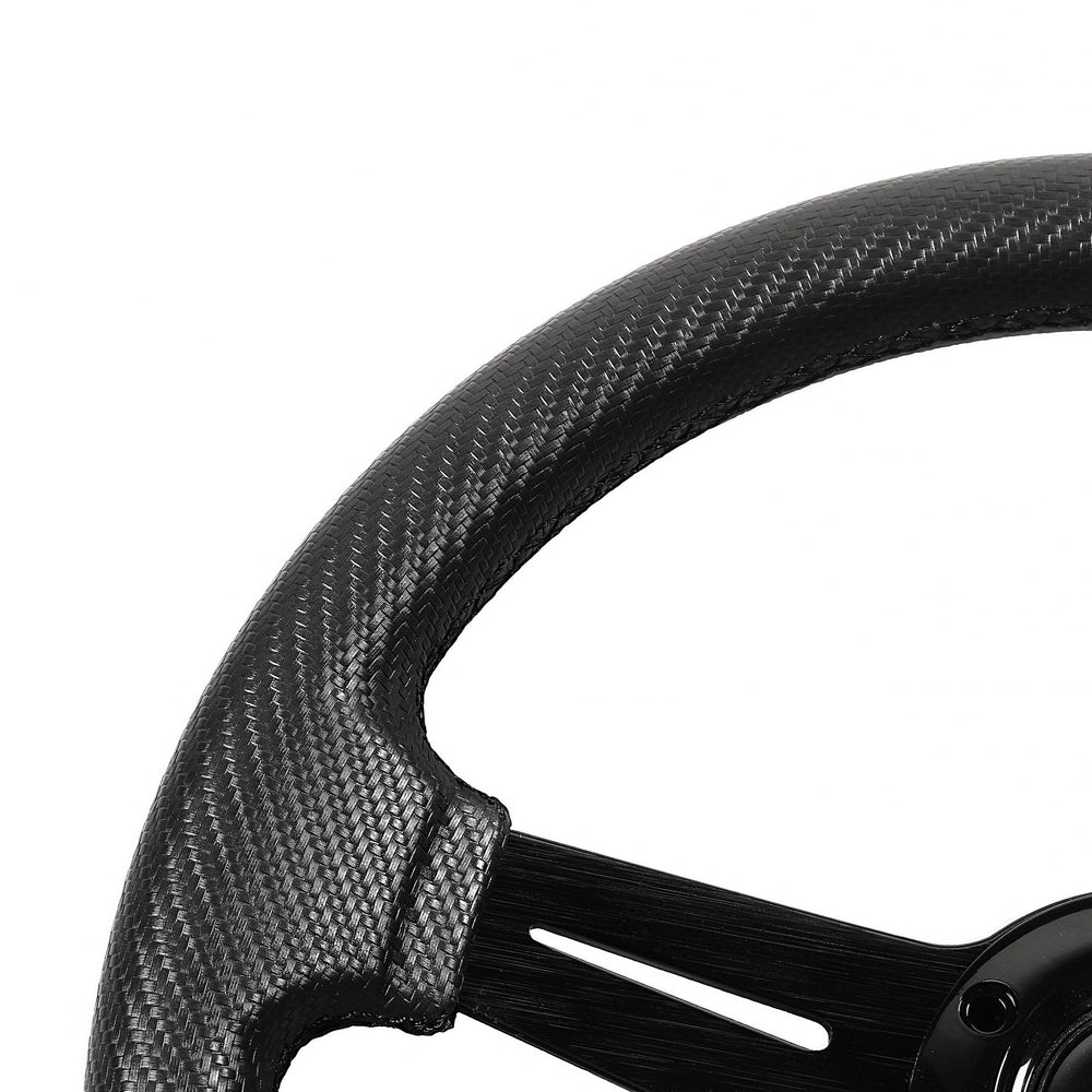 N2MU side profile showing 13-inch diameter and aluminum core for durable steering performance