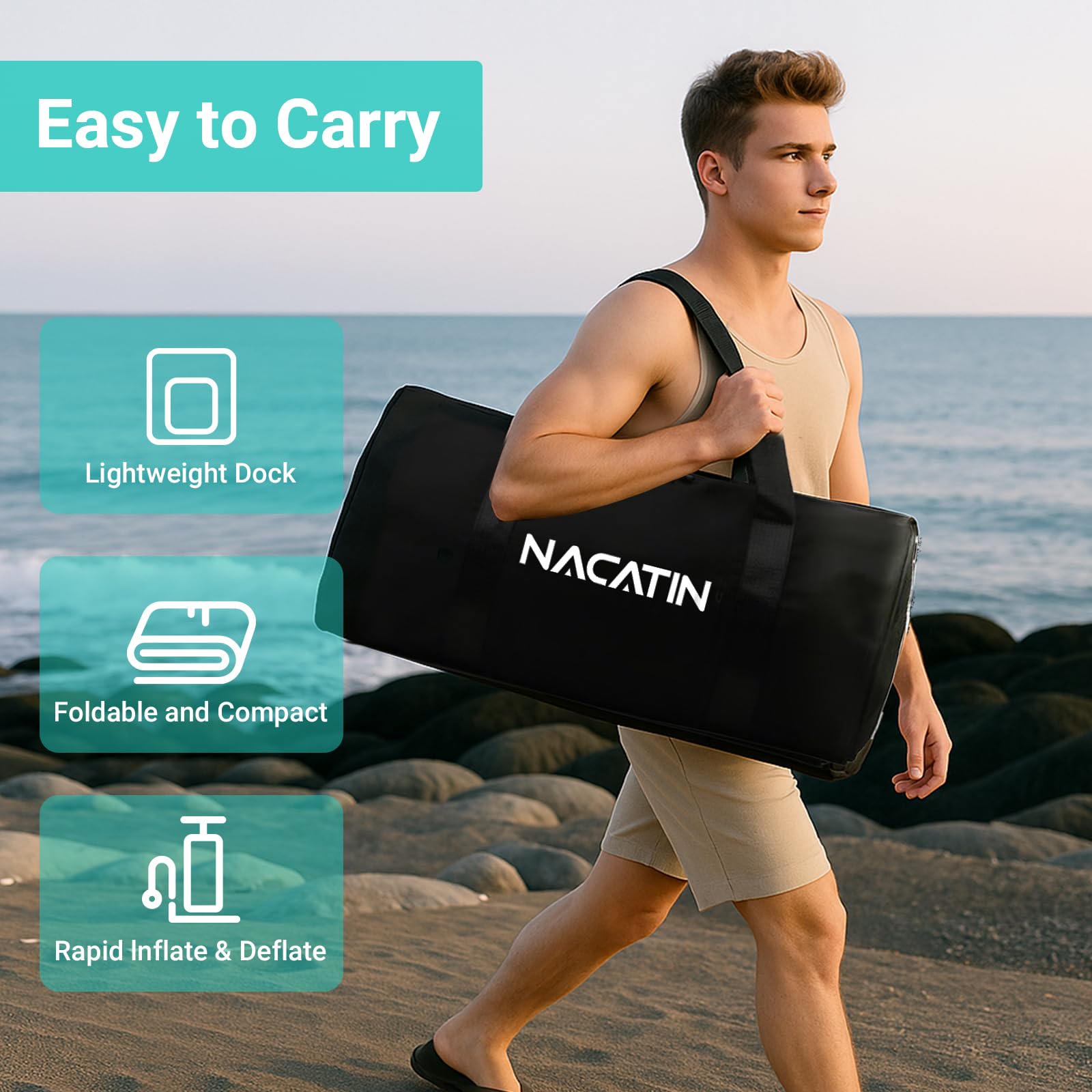 NACATIN repair kit and accessories for on-water quick patching