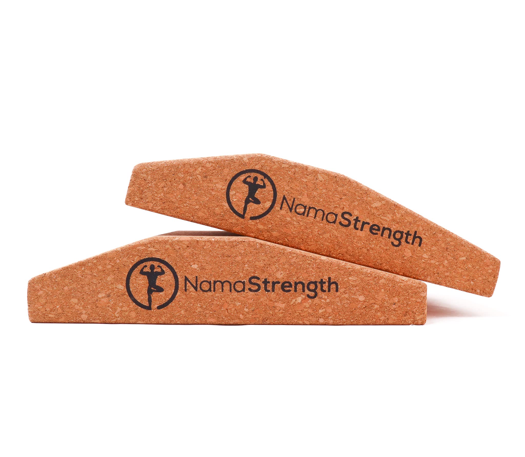 NamaStrength wedge under foot demonstrating ankle and calf stretch assistance