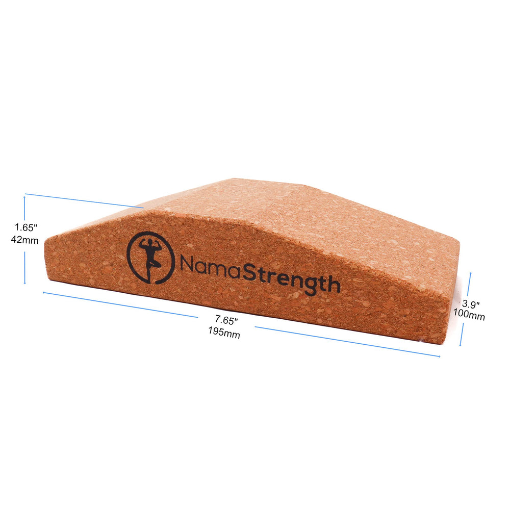 NamaStrength wedge in use in yoga pose providing stable wrist support