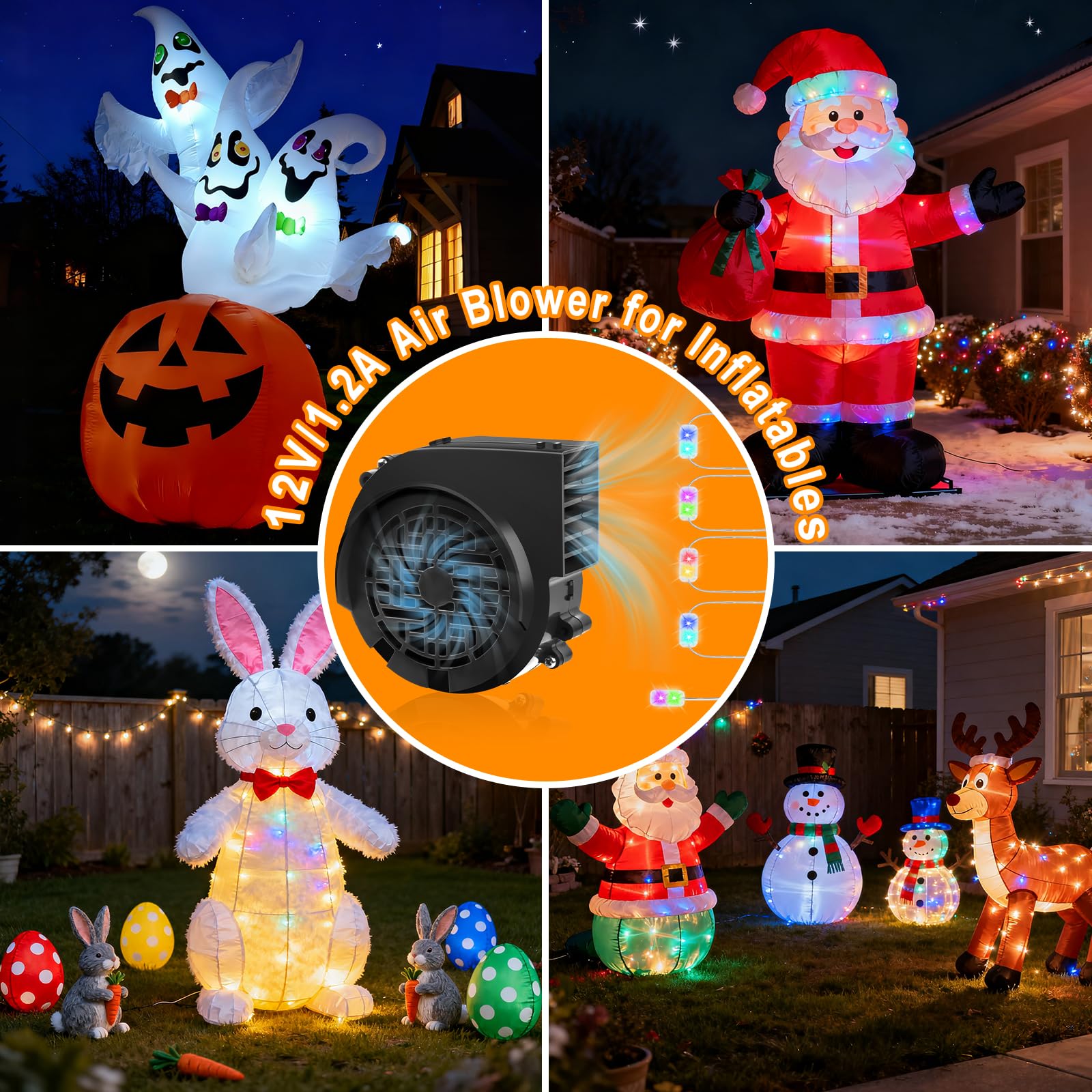 NARUBY lifestyle yard display showing inflated decoration and improved visibility