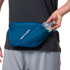 Nathan belt expanded phone pocket with stretch zipper keeping phone safe