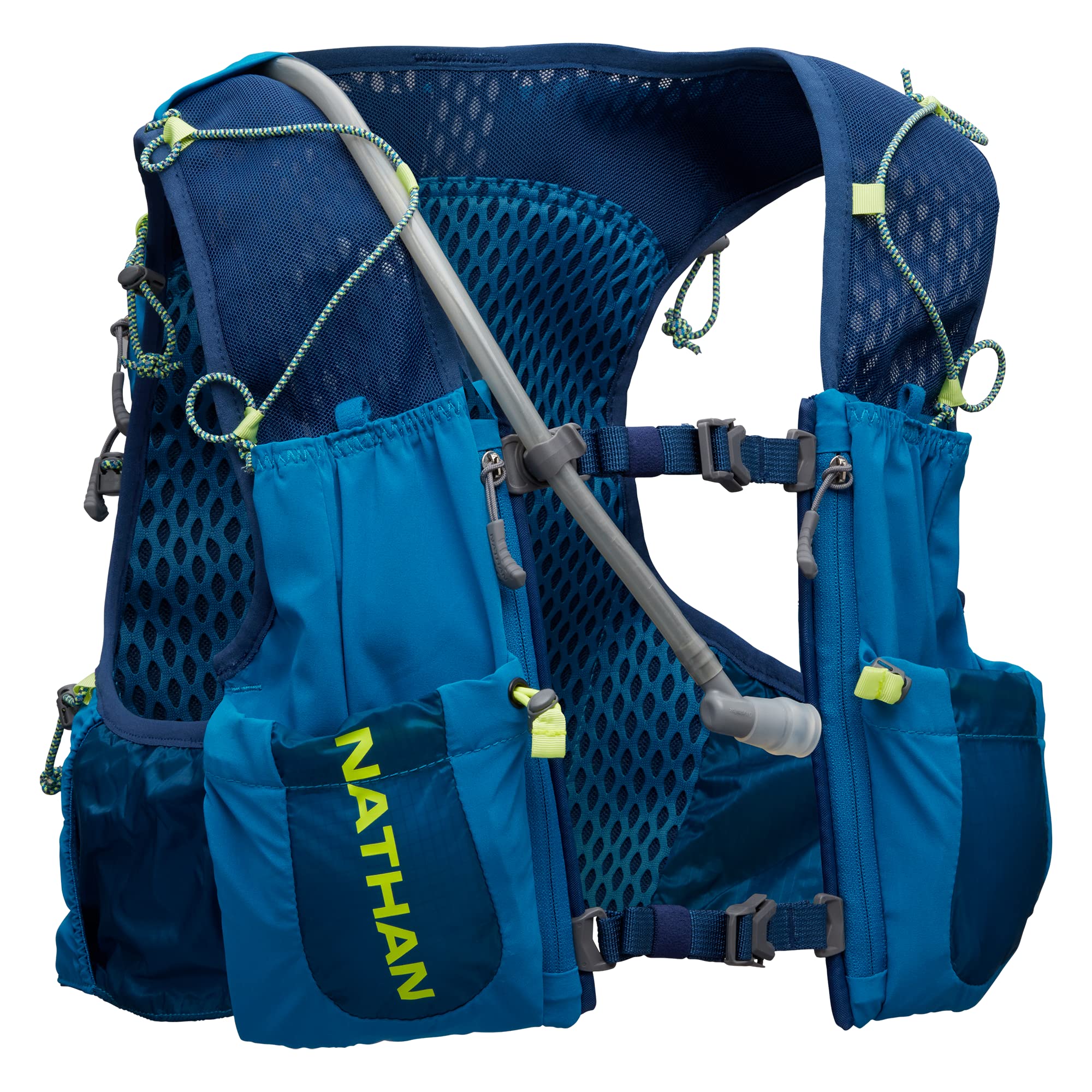 Nathan Vapor Air 3.0 rear zip pocket open for quick access benefit