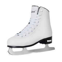 Nattork front profile white skates highlighting fit and classic look for comfort