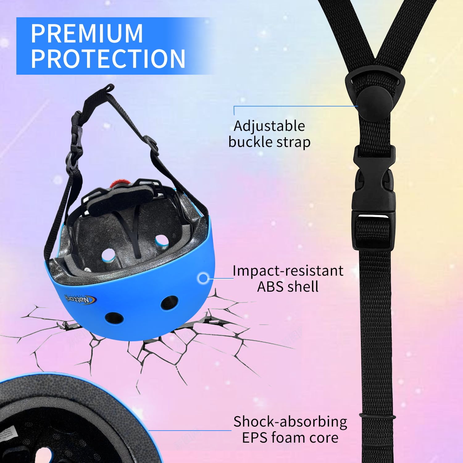 Nattork helmet side profile highlighting ventilation and cooling benefit