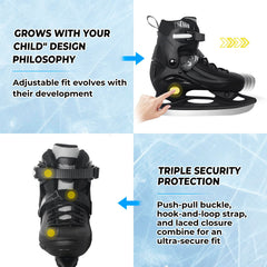 Nattork internal adjustment gear demonstrating grow-with-me convenience