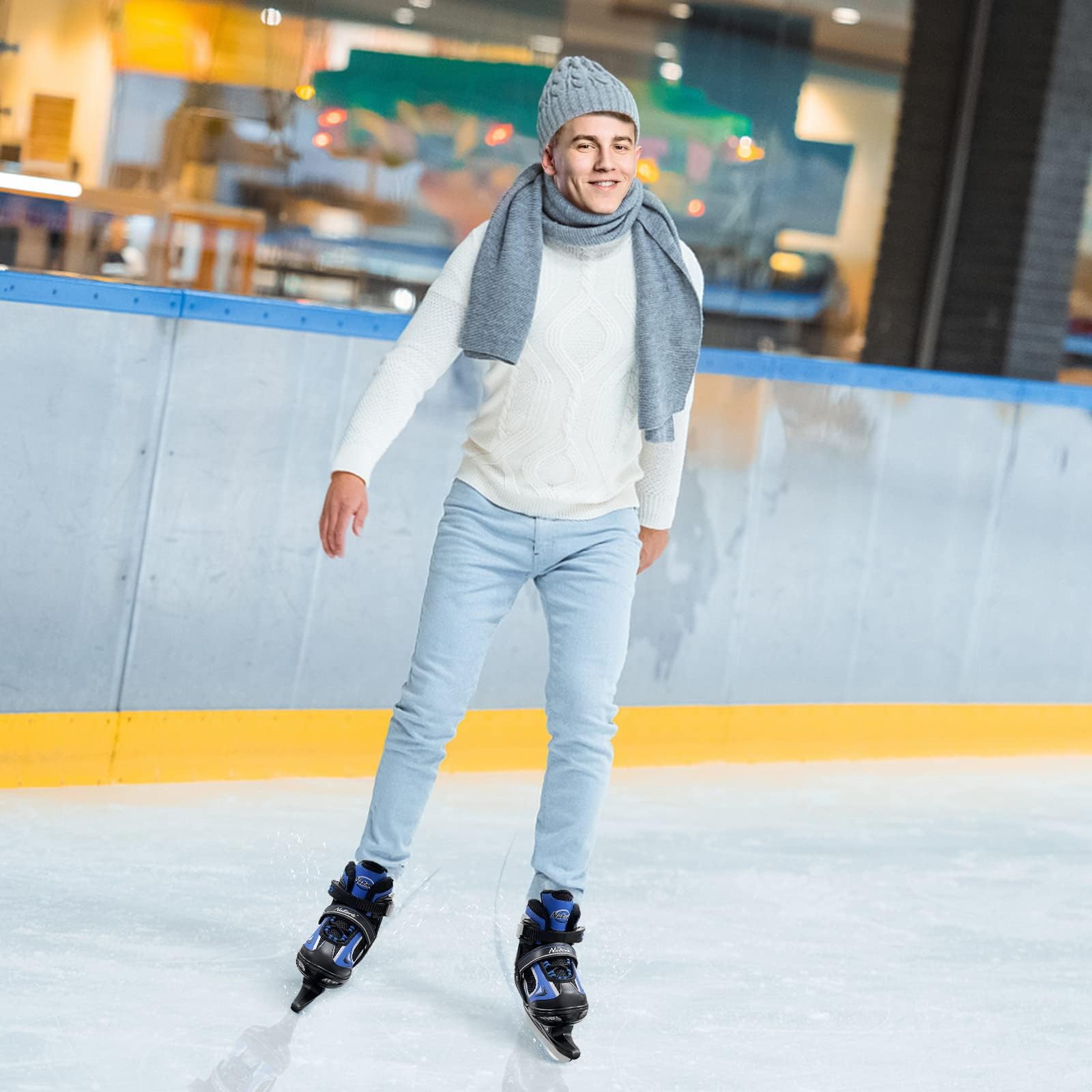 Nattork lifestyle shot of kid skating outdoors building confidence