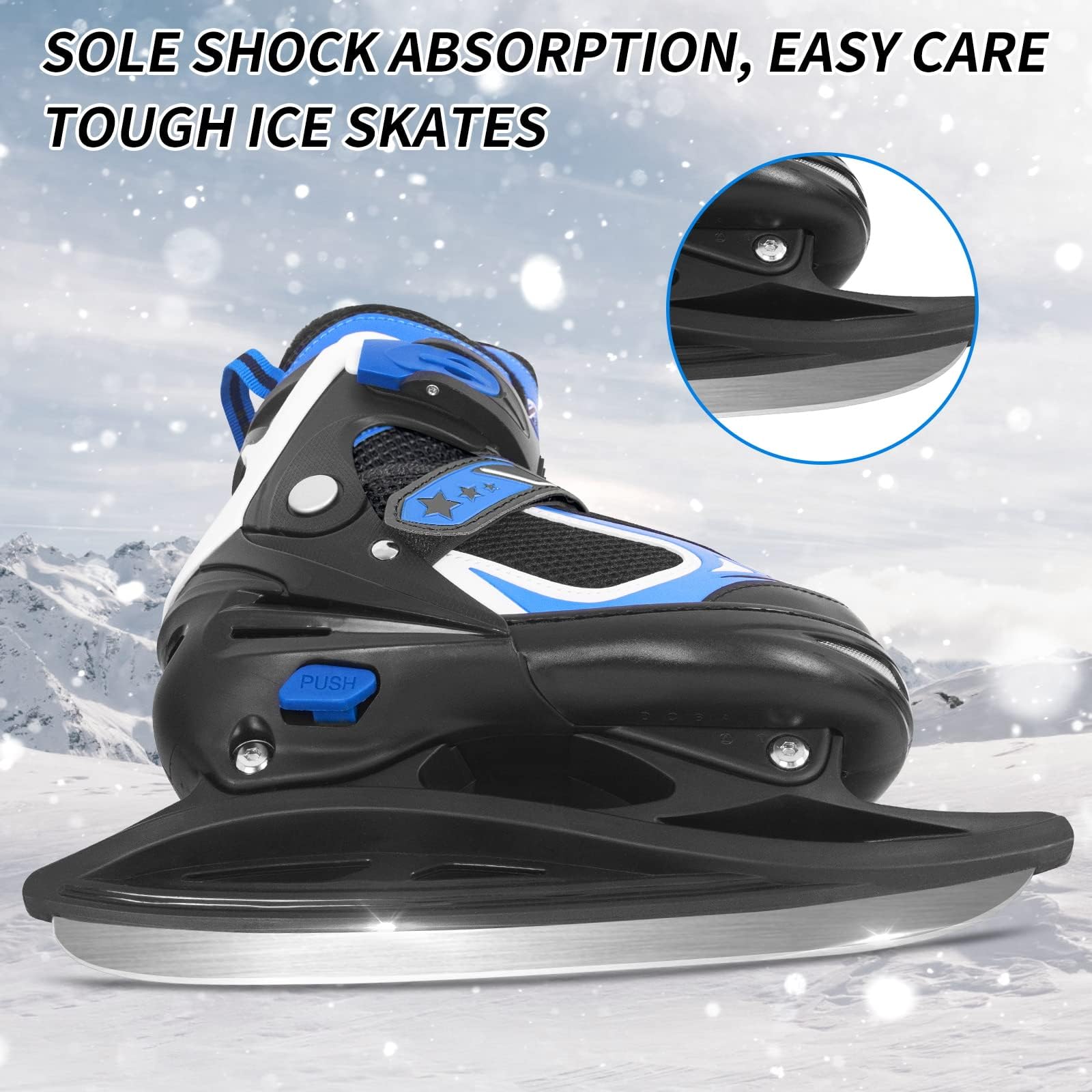 Nattork size adjust button and gear for quick resizing convenience