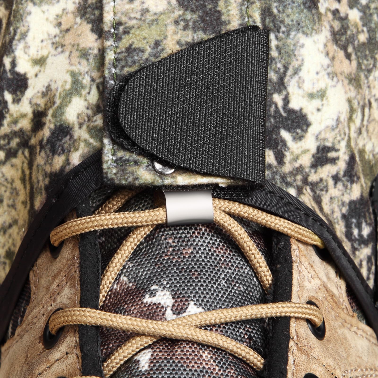 NatureBlend top adjustment closure showing drawstring and Velcro for quick fit