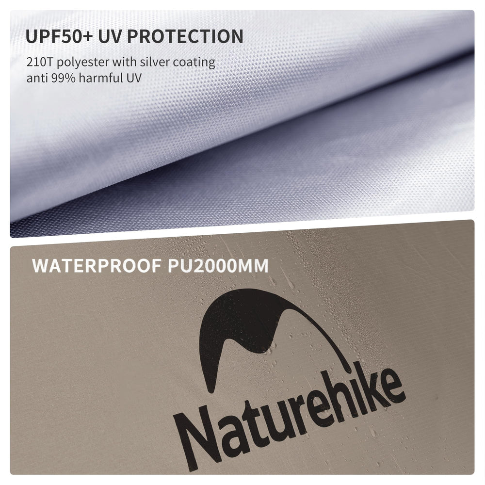 Naturehike mesh ventilation detail illustrating airflow and condensation reduction