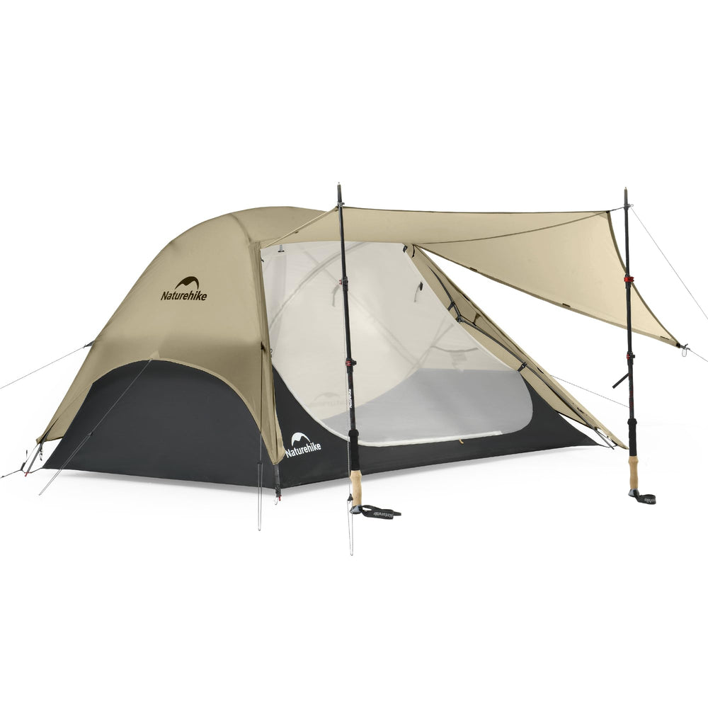 Naturehike compressed pack size showing small volume for easy carrying