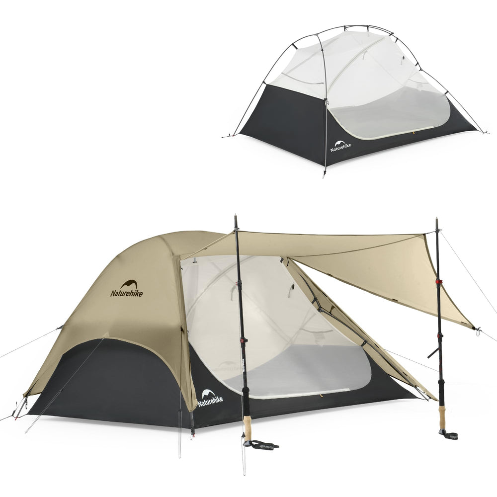 Naturehike front packaged tent showing packed shelter and fast setup benefit