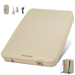 Naturehike front profile of full-XL mattress showing comfortable surface and quick setup benefit