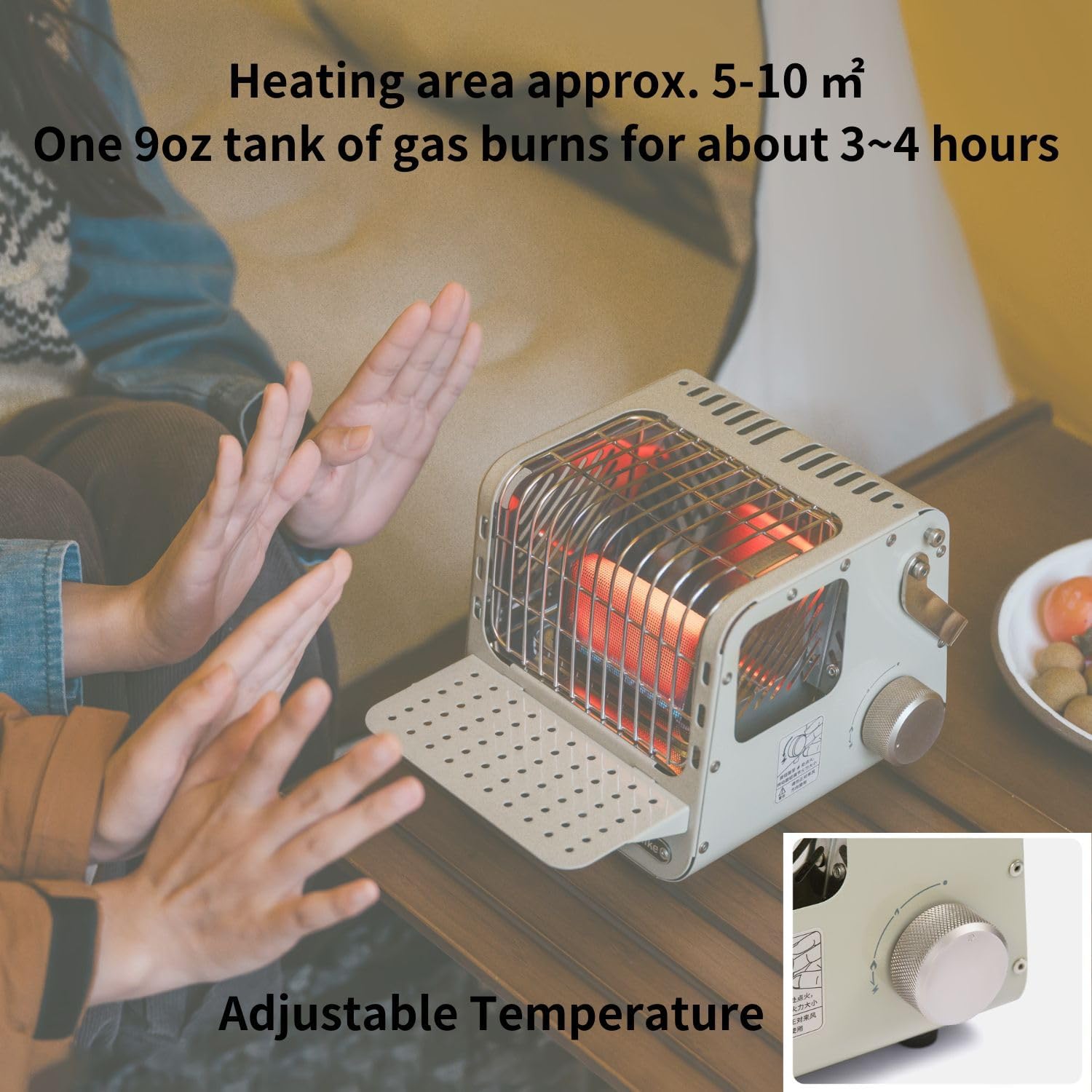 windhike honeycomb heating element close-up highlighting fast heat transfer