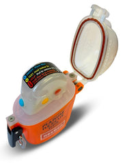 Nautilus Lifeline held in hand showing compact size and easy portability