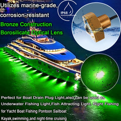 NBWDY installed in boat transom illustrating clean fit and no-drill install benefit