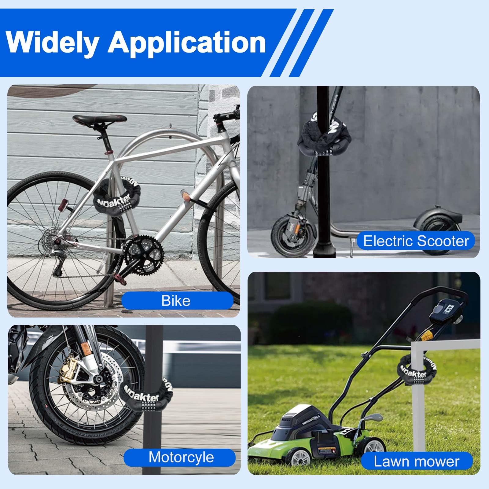 NDakter locked bike in urban setting showing practical everyday deterrence