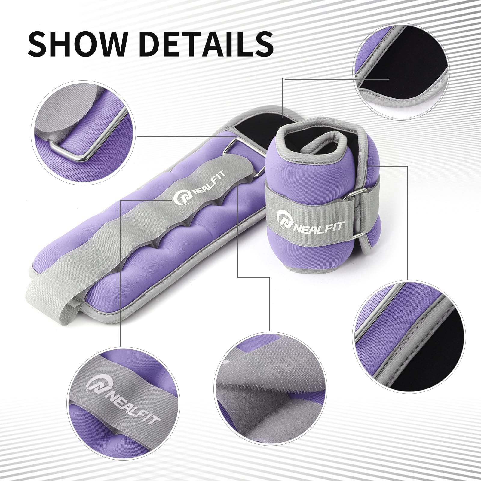 NEALFIT inner lining texture and breathable fabric for moisture control benefit