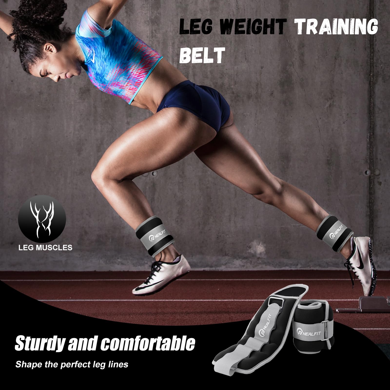 NEALFIT next to a ruler showing compact size and easy portability benefit