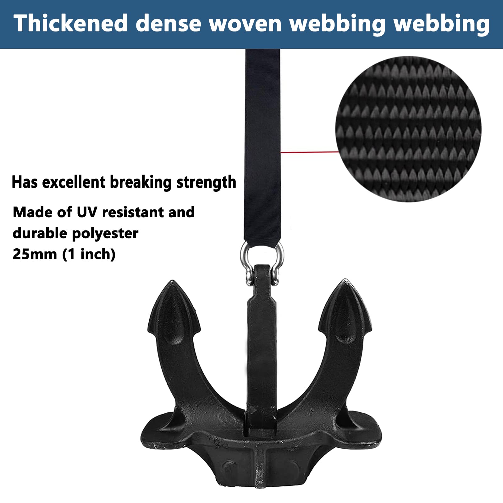 Necmetu stainless eye strap and mount showing easy attachment